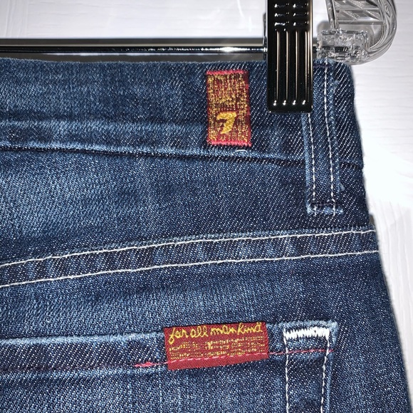 7 For All Mankind A Pocket Flare Jeans size 26 - Picture 5 of 8